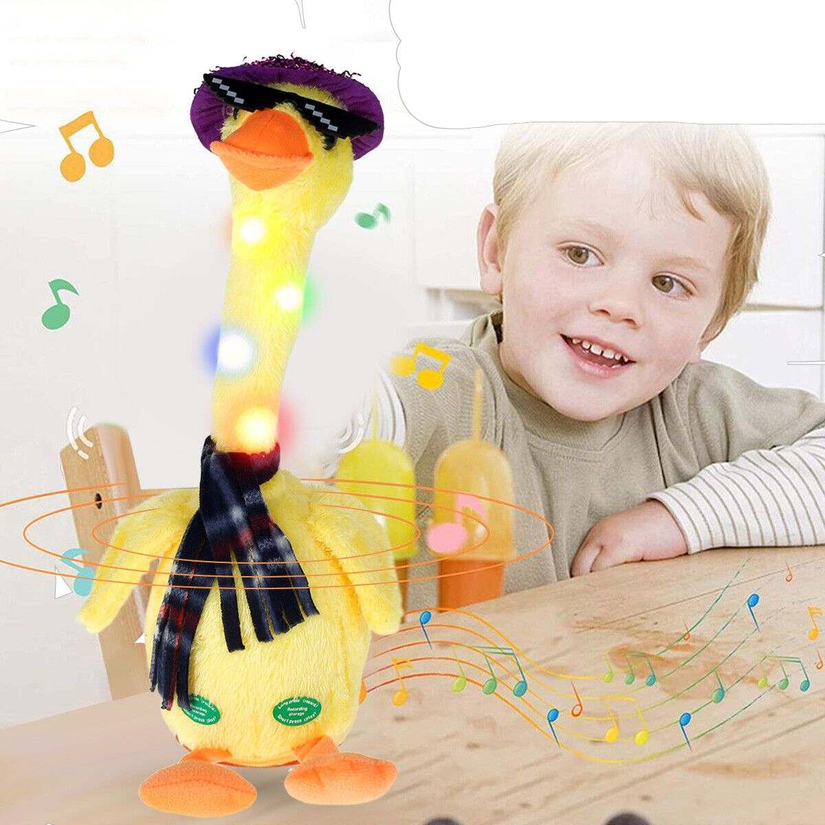 Dancing Cactus Repeat Talking plush toy with singing, dancing, and swirling neck movement features