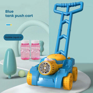 Kidst Push-Along Bubble Walker Car lawn mower toy creating bubbles for kids outdoor play