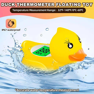 kidst SplashSafe Bath Thermometer & Floating Toy with Safety Alert Bath Thermometer