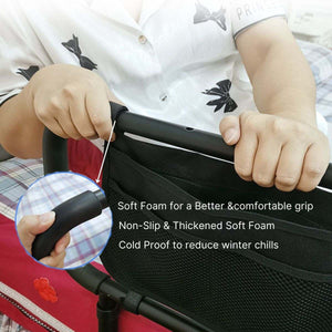 MaterniCare ElderGuard elderly bed rails with adjustable handrail and storage pockets for senior safety and support