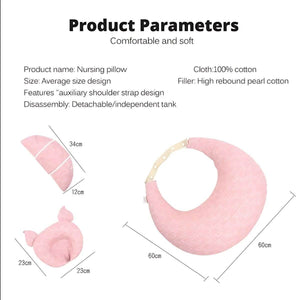 MaterniCare Embrace Nursing & Feeding Hands - Free Breastfeeding Support Pillow Breastfeeding Pillow