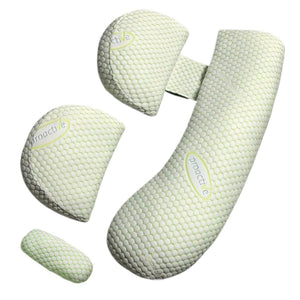 MaterniCare Pregnancy Comfort Kit with Toddly SnuggleMate pillows, BellyCare Belt, and pregnancy pillow for maternity support