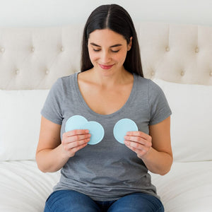 MaterniCare Reusable Bamboo Nursing Pads – 6 - Pack (12 cm) Nursing Pads