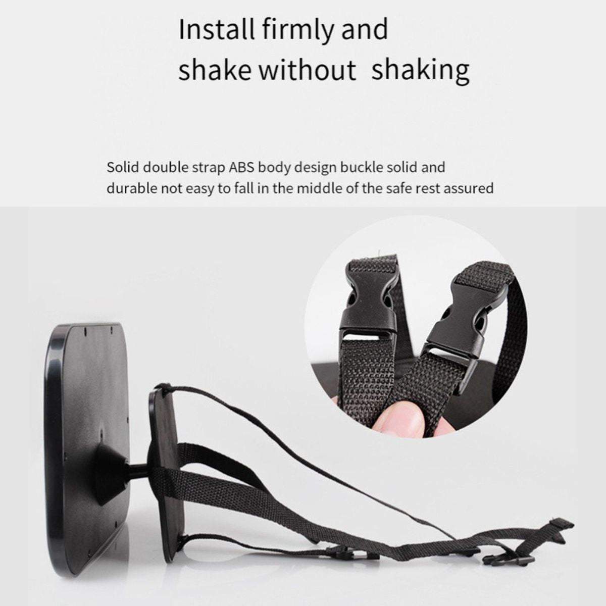 Movana Car Seat Mirror with 360° Rotation | Shatterproof & Adjustable Car Seat Mirror