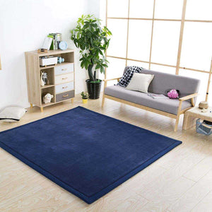 Toddly CushyCrawl V2.0 waterproof memory foam play mat in a living room
