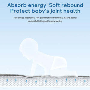 Toddly CushyCrawl V2.0 Memory Foam Play Mat | Waterproof Sensory Rug & Tatami - Style Soft Floor Mat Tatami Mat