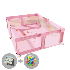 Toddly Explorer Max spacious safe baby playpen with durable Oxford cloth and mesh sides