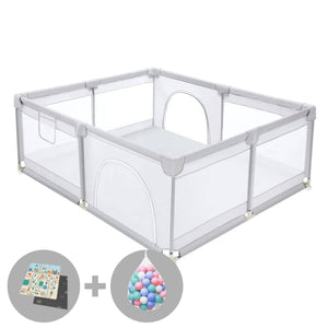 Toddly Explorer Max baby playpen spacious safe portable with mesh sides and zippered door