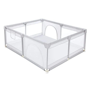 Toddly Explorer Max spacious baby playpen with safety features and durable mesh design