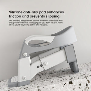 Toddly GrowStep 2 - in - 1 Potty Training Seat & Stool | Safe, Adjustable, & Foldable Toddler Toilet Trainer Baby Stool & Toilet Seat