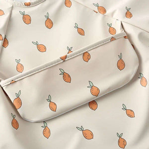 Toddly Long Sleeve Bib | Waterproof, Full - Coverage Smock for Babies & Toddlers Full Sleeves Bib