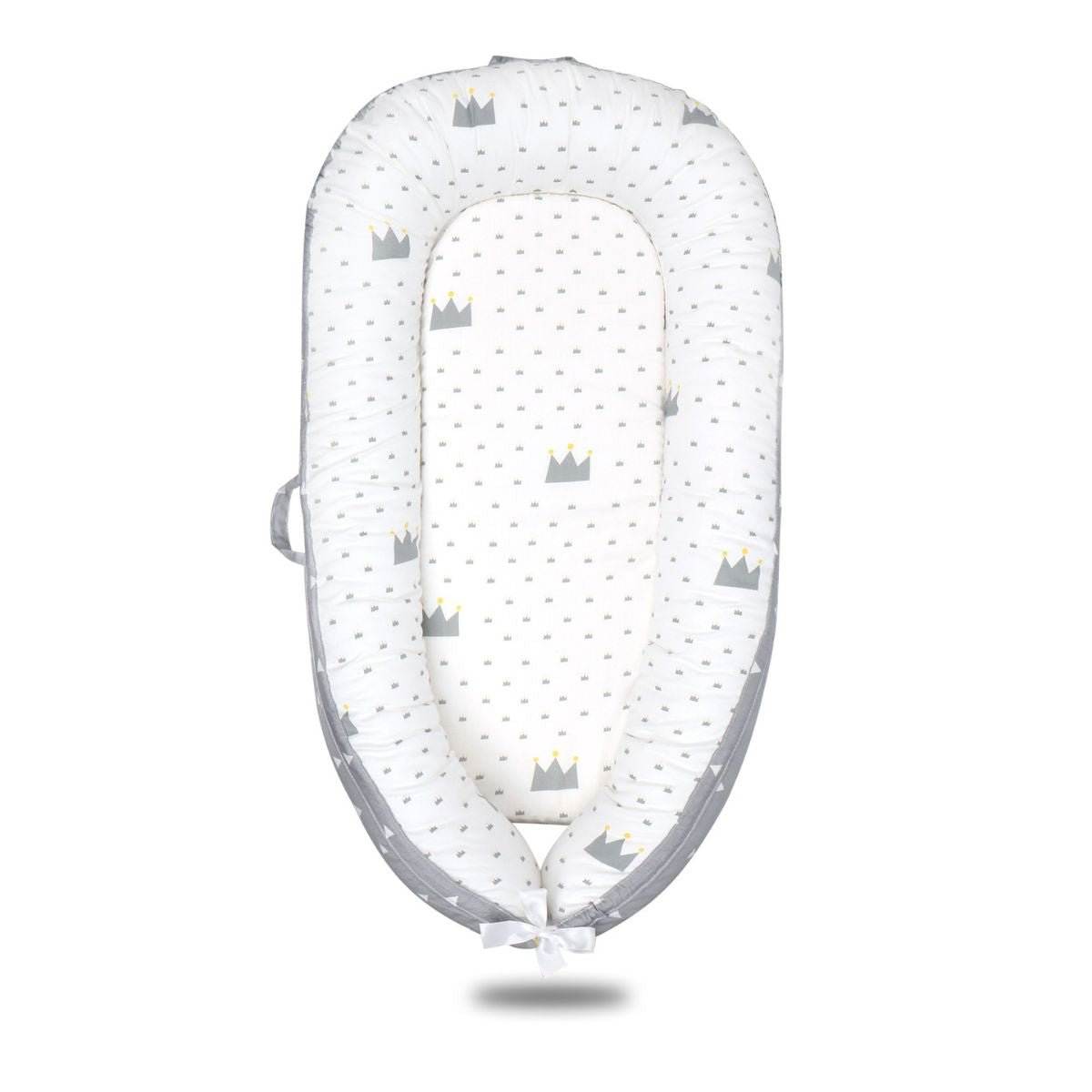 Toddly SnuggleNest Baby Nest Adjustable Baby Lounger 100% Cotton OEKO - Tex Certified Baby Nest