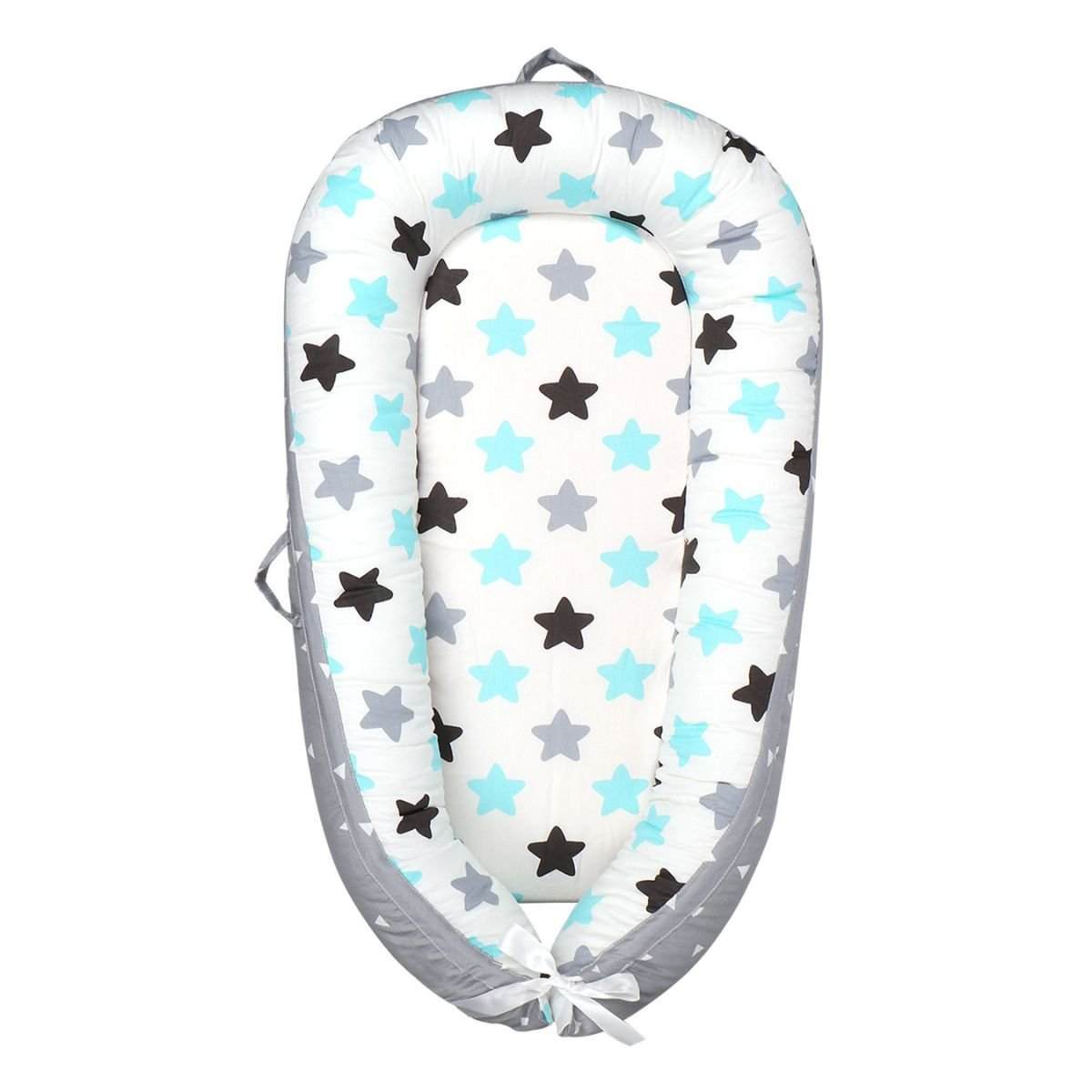Toddly SnuggleNest Baby Nest Adjustable Baby Lounger 100% Cotton OEKO - Tex Certified Baby Nest