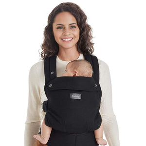 Toddly SnugNest ergonomic baby carrier with adjustable seat and padded straps for hip-healthy, hands-free comfort