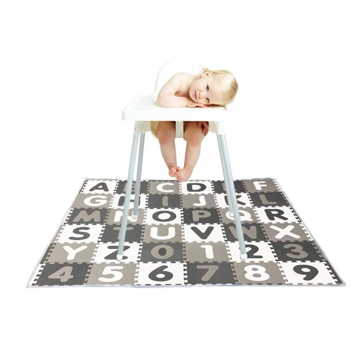 Toddly SplatMat Mess Matt for High Chair | Waterproof, Non - Slip with Suction Cups Mess Mat