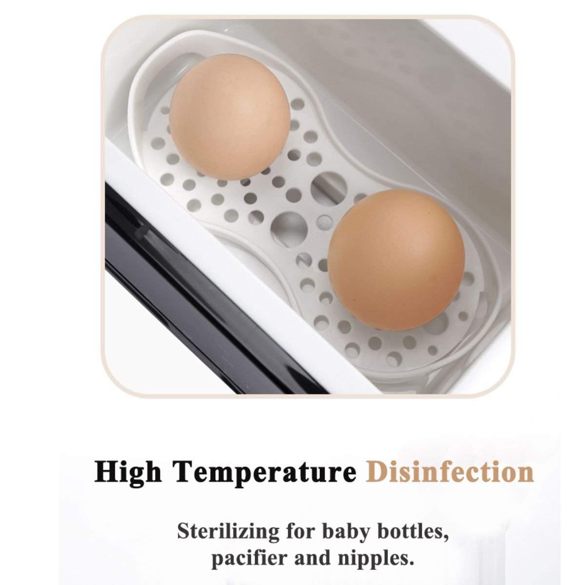 Toddly WarmNourish 9-in-1 portable baby bottle and food warmer with touchscreen and double capacity