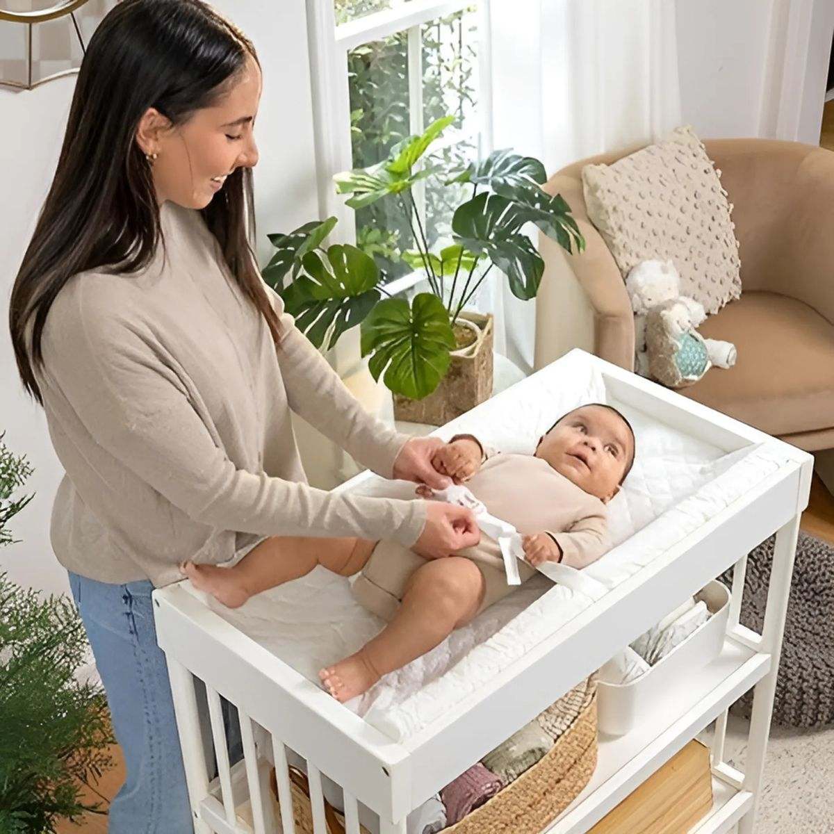 Toddly WipeEase Baby Changing Pad: Safe, Waterproof, Urineproof & Chemical Free Changing Pad