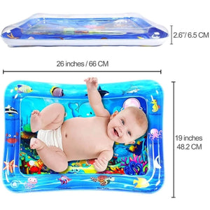 BabiesMart Tummy Time Water Play Mat Sensory Mat for Baby Play & Development Baby Water Play Mat Large 66x50 cm 11