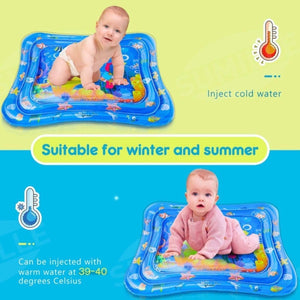 BabiesMart Tummy Time Water Play Mat Sensory Mat for Baby Play & Development Baby Water Play Mat Large 66x50 cm 6