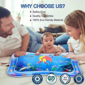 BabiesMart Tummy Time Water Play Mat Sensory Mat for Baby Play & Development Baby Water Play Mat Large 66x50 cm 9