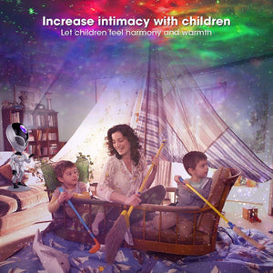 Glowly Alien Galaxy Projector Talking & Repeating Star Projector Night Light Night Light Projector