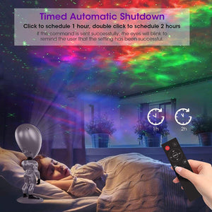 Glowly Alien Galaxy Projector Talking & Repeating Star Projector Night Light Night Light Projector