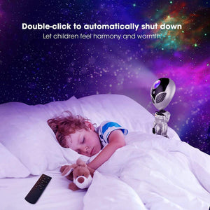Glowly Alien Galaxy Projector Talking & Repeating Star Projector Night Light Night Light Projector