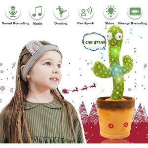 Kidst Dancing Cactus Repeat Talking, Dancing & Singing Plush Cactus Kids cactus plush toy