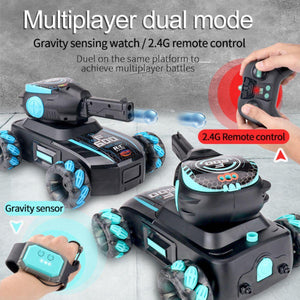 Kidst RC Tank Toy Gesture - Controlled All - Terrain Remote Control Car for Kids Remote Control Toys