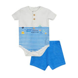 Feather & Fawn LCW Baby “Little Explorer” 2-Piece Bodysuit Set