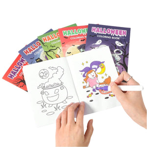 BabiePlay 6 - Piece Halloween Coloring Book Set | Fun & Educational Activity Books for Kids Halloween