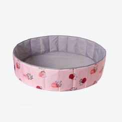 BabiePlay Ultimate Foam Ball Pit with pastel balls for indoor child play and skill development