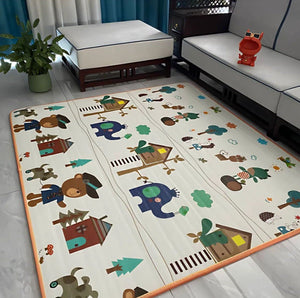 BabiePlayBabiePlay Versatile 0.8cm Waterproof Reversible Rollable & Foldable Play MatFoldable Mat - Babies Mart Australia