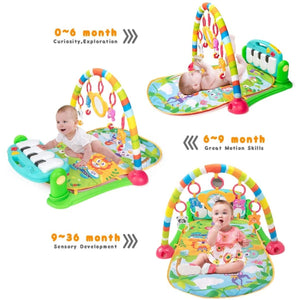 BabiesMartToddly Kick'n'Play Musical Activity Baby Gym Mat for Motor & Early Developmentbaby gym mat - Babies Mart Australia