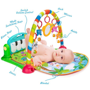 BabiesMartToddly Kick'n'Play Musical Activity Baby Gym Mat for Motor & Early Developmentbaby gym mat - Babies Mart Australia