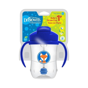 Dr. Brown'sDr Brown's Baby's First Straw Cup with Handles, 6 months+, 270mlBaby Sippy Cups - Babies Mart Australia