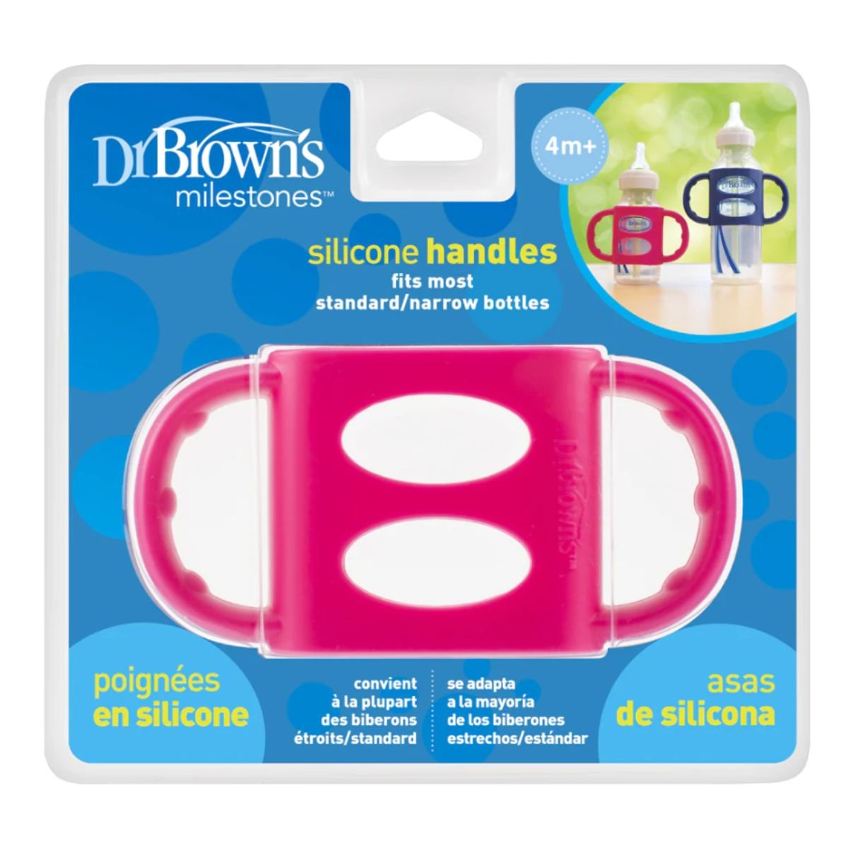 Dr. Brown'sDr Brown's Narrow Neck Silicone Handles for Feeding BottleBaby Bottle - Babies Mart Australia