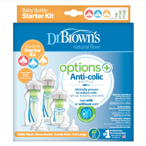 Dr. Brown'sDr Brown's Options+ Anti Colic Wide Neck Starter SetBaby Bottle - Babies Mart Australia