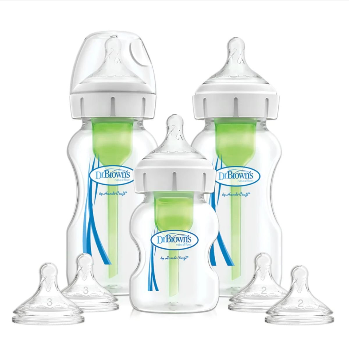 Dr. Brown'sDr Brown's Options+ Anti Colic Wide Neck Starter SetBaby Bottle - Babies Mart Australia