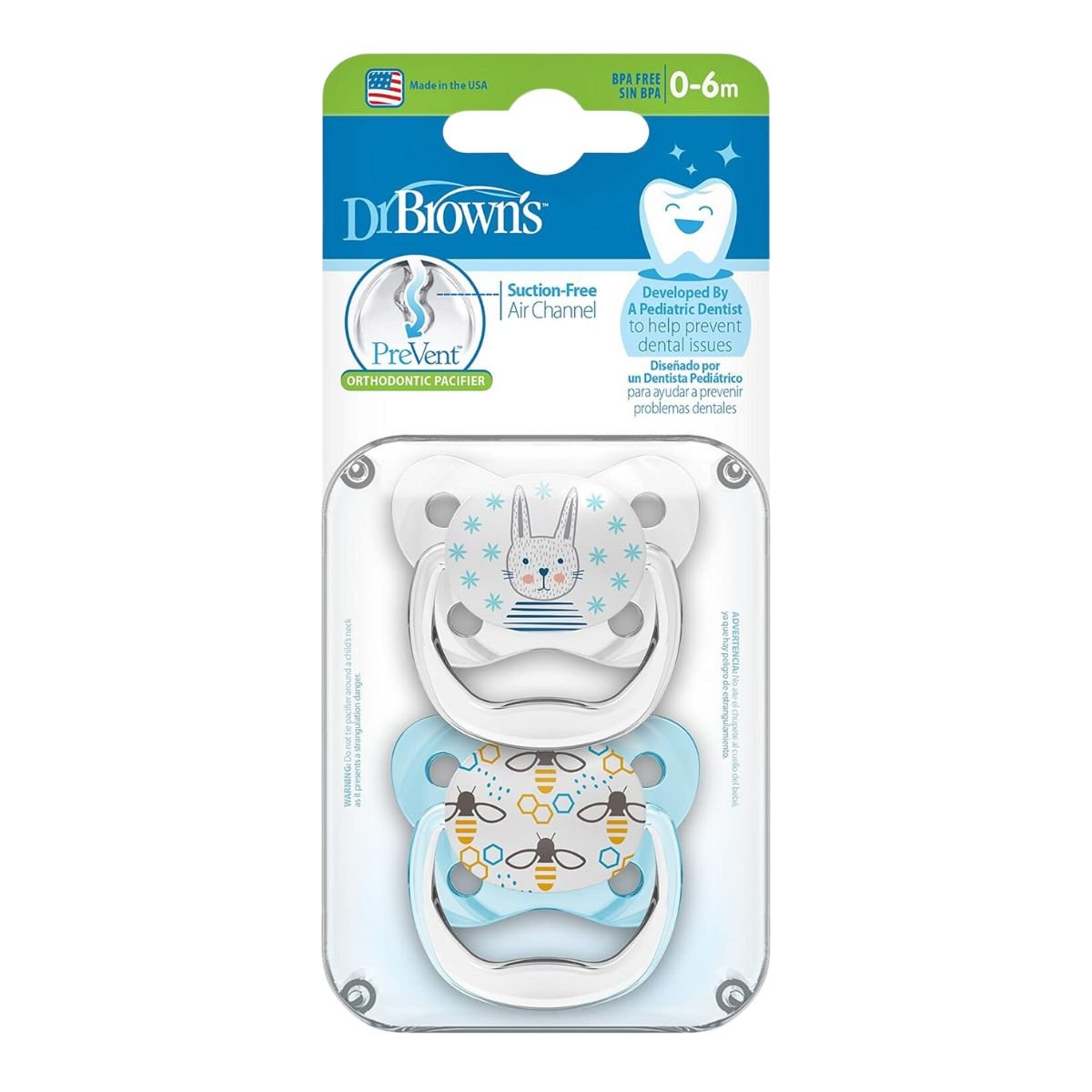 Dr. Brown'sDr Brown's PreVent Animal SootherPacifiers - Babies Mart Australia