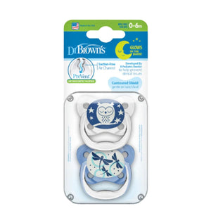 Dr. Brown'sDr Brown's PreVent Glow in the Dark Butterfly Shield SootherPacifiers - Babies Mart Australia