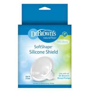 Dr. Brown'sDr Brown's SoftShape™ Silicone Shields, 2 - PackBreast Shield - Babies Mart Australia