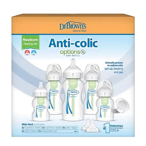 Dr. Brown'sDr Browns Wide Neck Options+ Newborn Feeding SetBaby Bottle - Babies Mart Australia