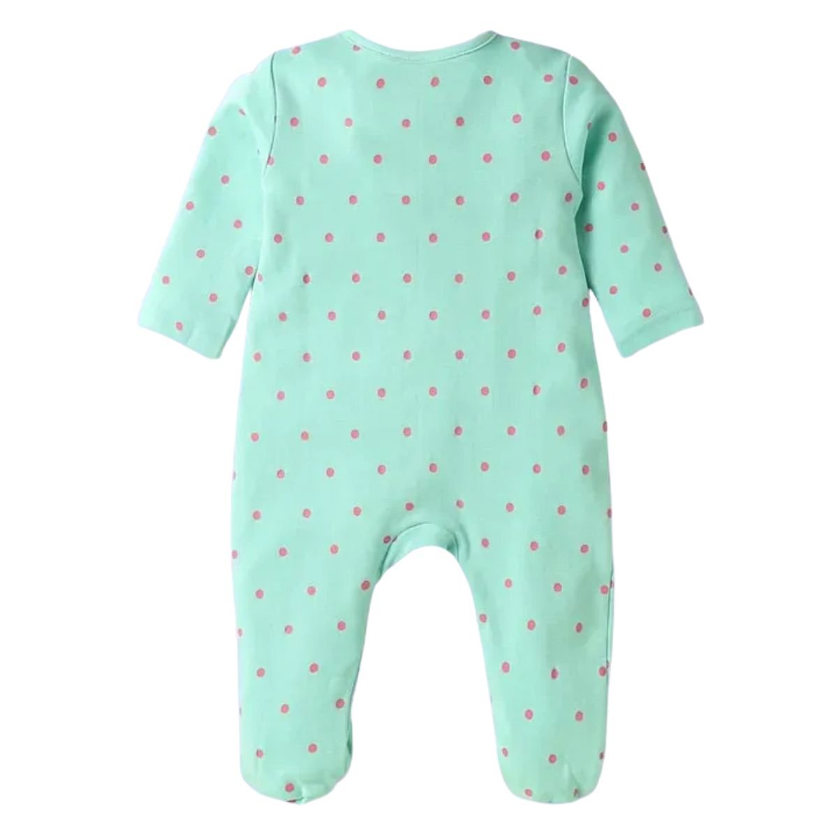 Feather & Fawn Babyhug Disney Cotton Knit Footed Sleepsuit | Princess Edition Baby Clothes