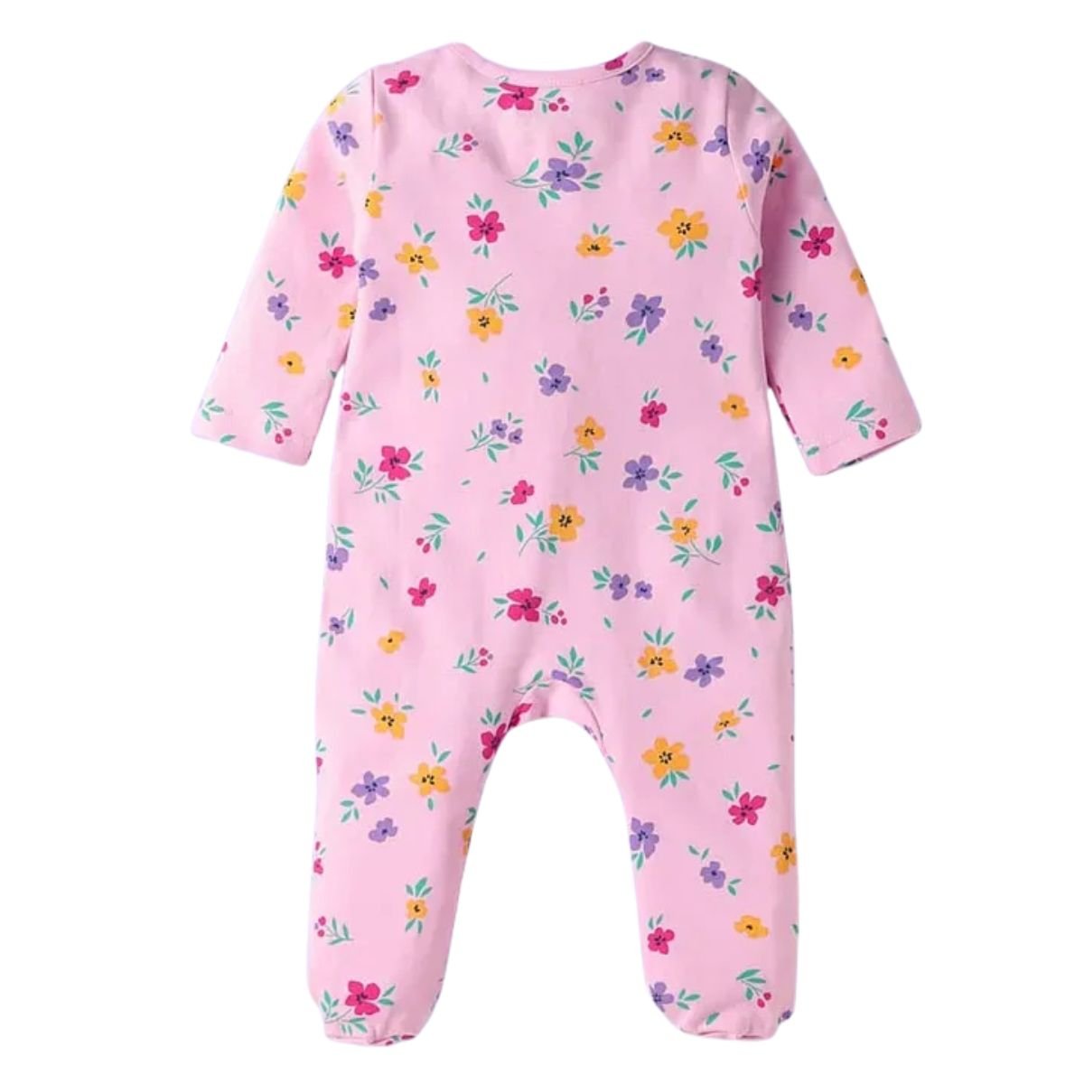 Feather & Fawn Babyhug Disney Cotton Knit Footed Sleepsuit | Princess Edition Baby Clothes