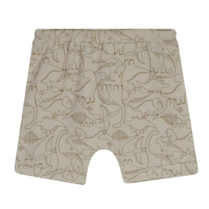 Feather & Fawn Boochee Baby Boys Ecru Dinosaur Knit Shorts Baby Clothes