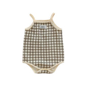 Feather & Fawn Breezy Summer Sleeveless Bodysuit | 100% Soft Cotton Baby Clothes