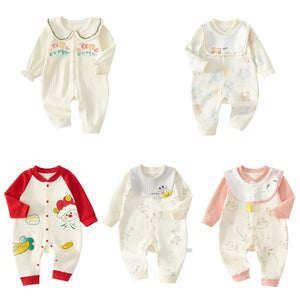 Feather & Fawn CozySoft Printed Baby Romper Collection Baby Clothes