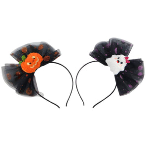 Feather & Fawn Halloween Headband | Pumpkin or Ghost Design Halloween