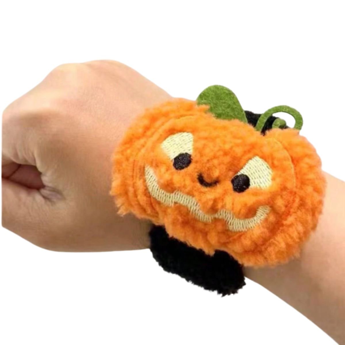 Feather & Fawn Halloween Snap Bracelet | Pumpkin, Ghost, Cat, or Bat Design Halloween